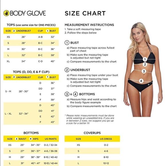 Body Glove Smoothies Rumor Solid Light Orange Splendid Bikini Swim Top XSmall - Picture 8 of 9